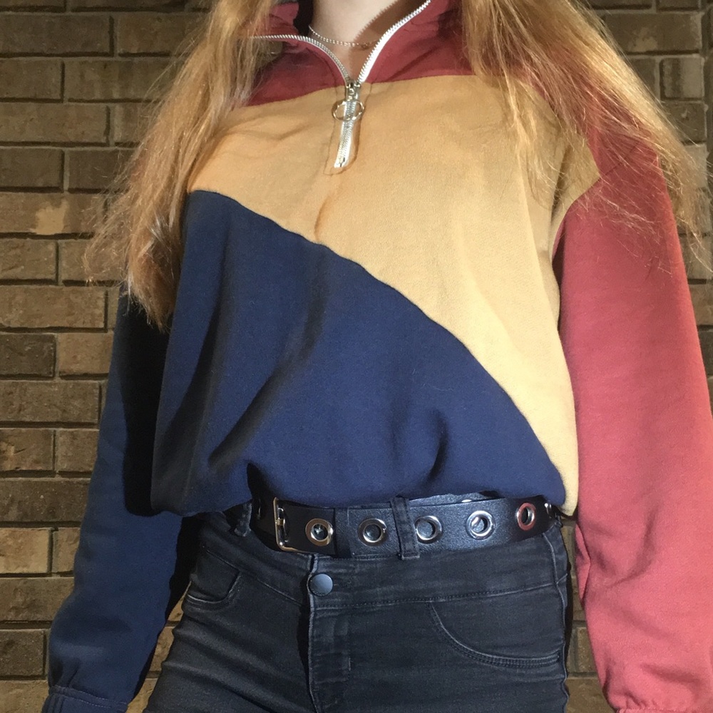 urban nation colorblock pullover